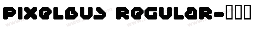 PixelBus Regular字体转换